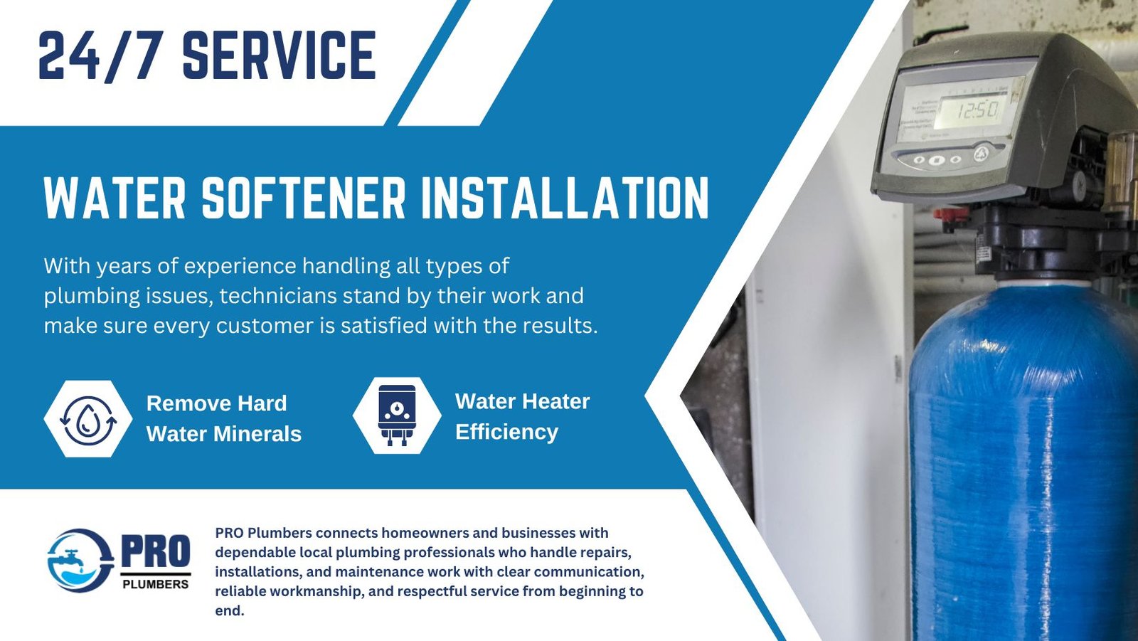 Water softener installation in Boynton Beach, FL